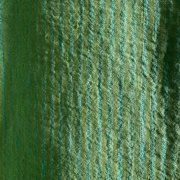 FLAX Green & Yellow Plaid Button-Front Women's Top…NWOT…Size M - Picture 4 of 7